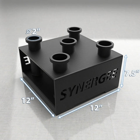 Image of Synergee Sleek 5-Bars Holder Protective Storage Rack - Barbell Flex