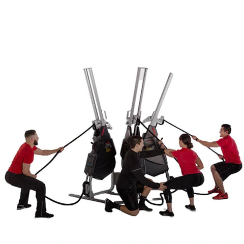 Image of Marpo Fitness VMX Quad Station Rope Trainer Machine - Barbell Flex