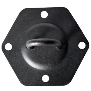 Stroops Hex Plate With Single Ring Connection Point Wall Mount Anchor - Barbell Flex