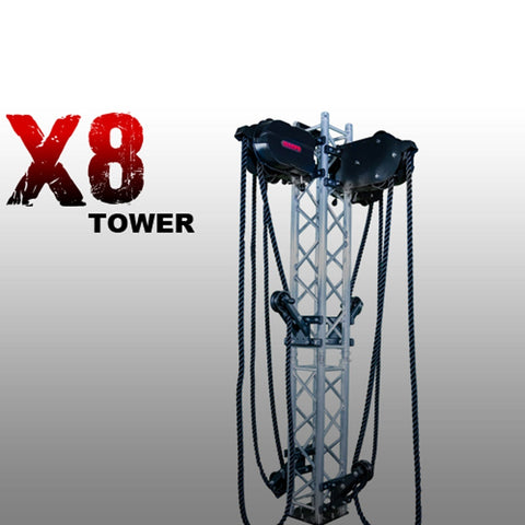 Image of Marpo Fitness X8 Tower System Quad Station - Barbell Flex