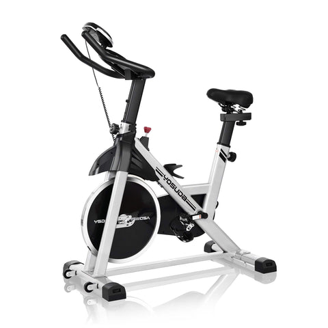 Image of YOSUDA Indoor Adjustable Resistance Stationary Cycling Exercise Bike - Barbell Flex