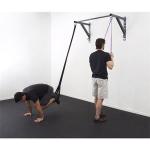 Anchor Gym Pull Up Bar 2-Brackets 1-Bar Wall-Mounted Modular Training Station - Barbell Flex