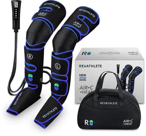 Image of ReAthlete Air-C + Knee Heat Full Leg Compression Massager Boots - Barbell Flex