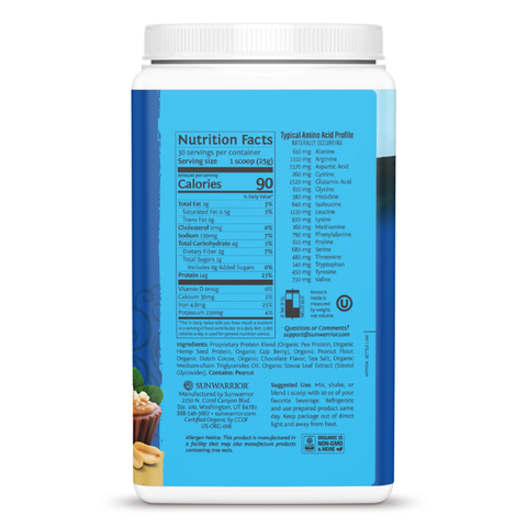 Image of Sunwarrior Protein Warrior Blend Organic Dietary Supplement