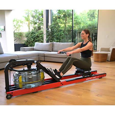 Image of First Degree Fitness Newport Club AR Plus Rowing Machine - Barbell Flex