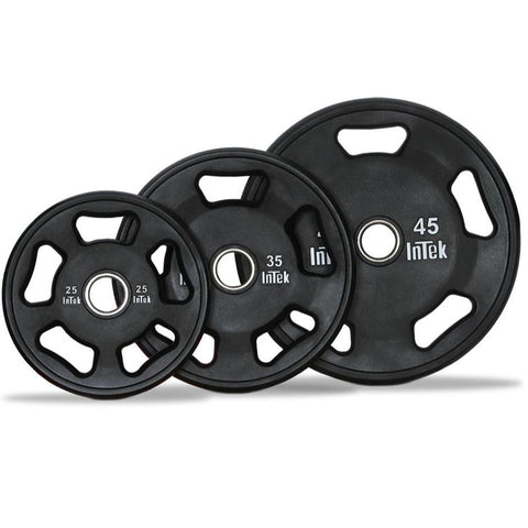 Image of InTek Strength Armor Series Urethane Olympic 5-Grip Plate Pairs and Sets