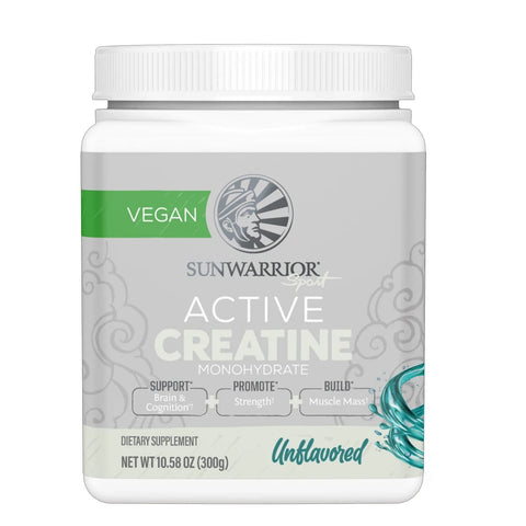 Image of Sunwarrior 300g Unflavored Active Creatine Monohydrate - Barbell Flex