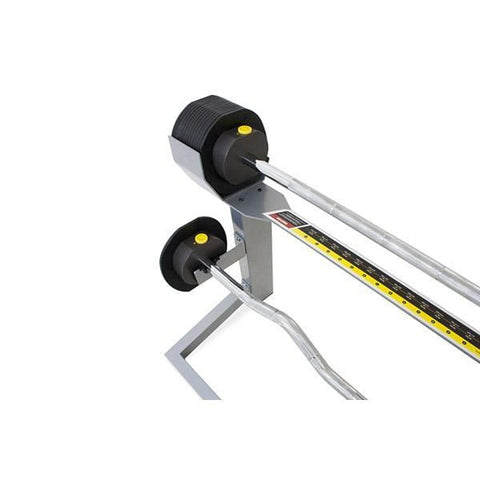Image of MX Select MX80 Adjustable Barbell and Selectorized EZ Curl Training System - Barbell Flex