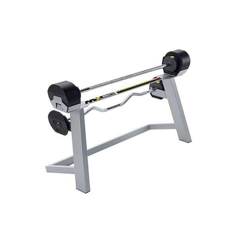 MX Select MX80 Adjustable Barbell and Selectorized EZ Curl Training System - Barbell Flex