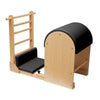 Elina Pilates Elite Exercise Ladder Padded Barrel with Wooden Base - Barbell Flex