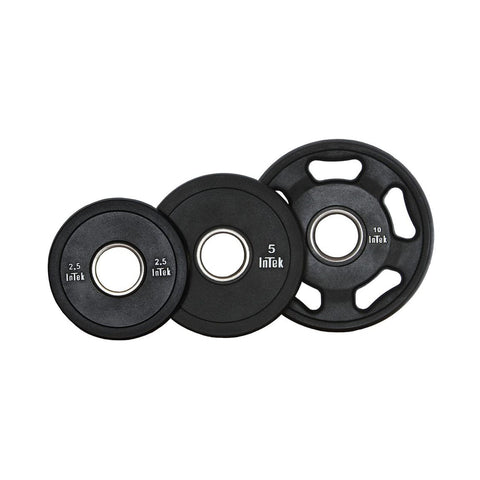 Image of InTek Strength Armor Series Urethane Olympic 5-Grip Plate Pairs and Sets