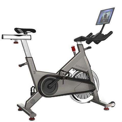 Image of Spinning P1 Commercial Spin Bike W/ Cadence Sensor and Tablet Mount - Barbell Flex