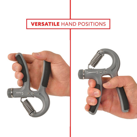 Image of Sunny Health & Fitness Adjustable Hand Gripper - Barbell Flex