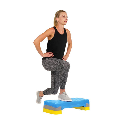 Image of Sunny Health & Fitness Aerobic Step - Barbell Flex