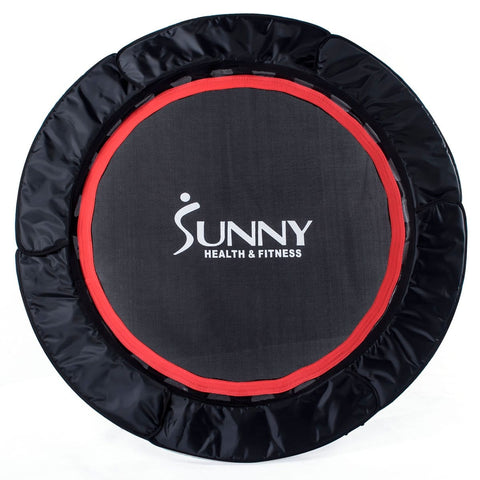 Image of Sunny Health & Fitness Exercise Trampoline Rebounder - Barbell Flex