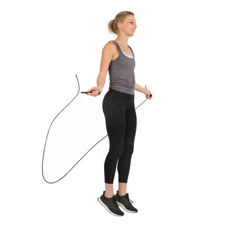 Sunny Health & Fitness Speed Cable Jump Rope - Barbell Flex
