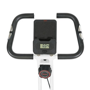 Sunny Health & Fitness Stationary Exercise Foldable Bike - Barbell Flex
