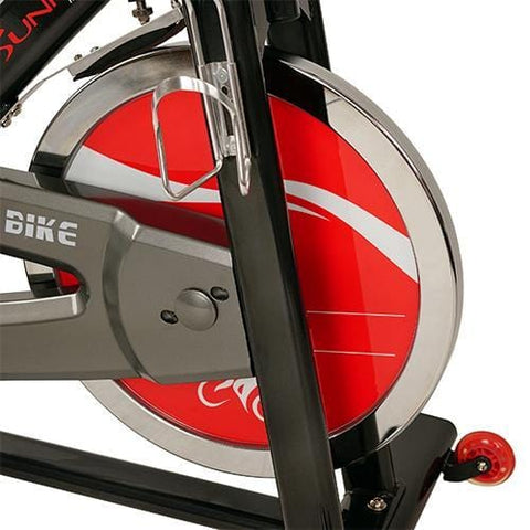 Image of Sunny Health & Fitness Chain Drive Indoor Cycling Trainer Exercise Bike - Barbell Flex