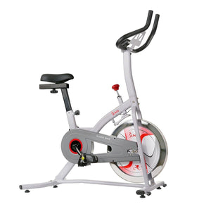 Sunny Health & Fitness Indoor Cycling Bike with Magnetic Resistance - Barbell Flex