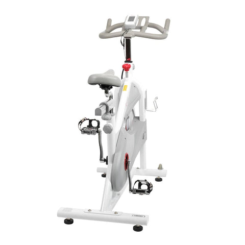 Image of Sunny Health & Fitness Magnetic Belt Drive Premium Indoor Cycling Bike - Barbell Flex