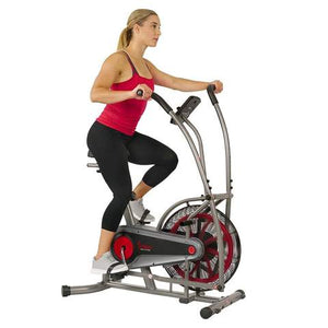 Sunny Health & Fitness Exercise Treadmill and Bike Cardio Package - Barbell Flex