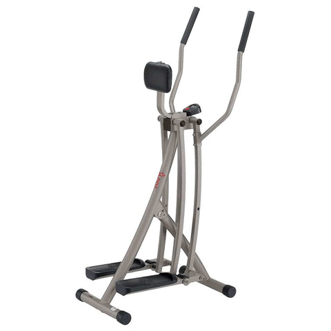Image of Sunny Health & Fitness Air Walk Trainer Glider w/ LCD Monitor - Barbell Flex