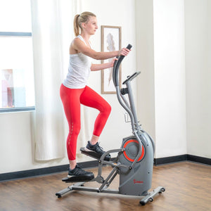 Sunny Health & Fitness Performance Cardio Climber - Barbell Flex