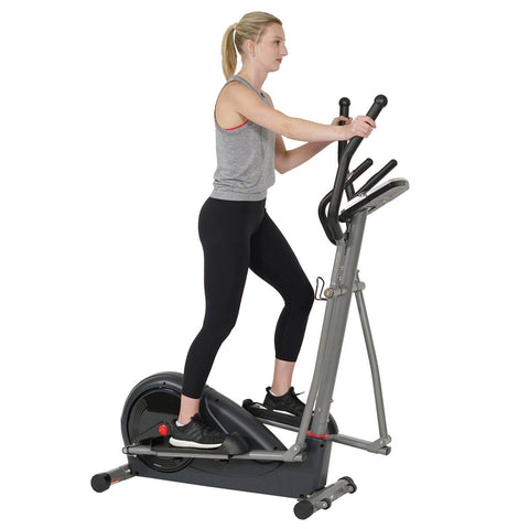 Image of Sunny Health & Fitness Pre-Programmed Elliptical Trainer - Barbell Flex