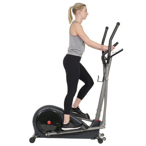 Image of Sunny Health & Fitness Pre-Programmed Elliptical Trainer - Barbell Flex