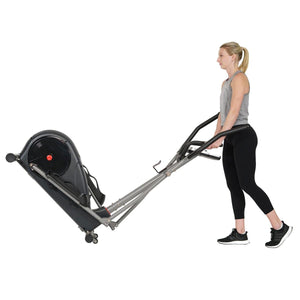 Sunny Health & Fitness Pre-Programmed Elliptical Trainer - Barbell Flex