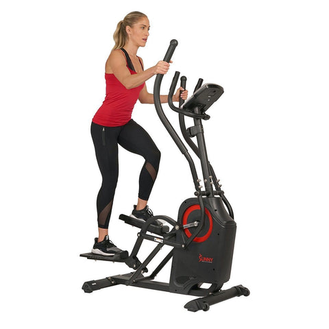 Image of Sunny Health & Fitness Premium Cardio Climber - Barbell Flex