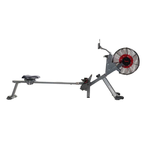 Sunny Health & Fitness Magnetic Air Resistance Rowing Machine - Barbell Flex