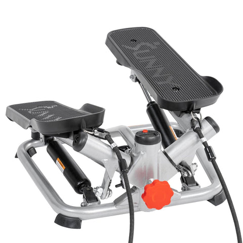 Image of Sunny Health & Fitness Total Body Advanced Twisting Stepper Machine - Barbell Flex