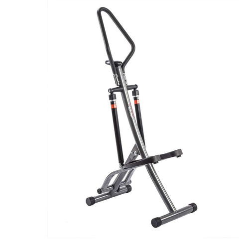 Image of Sunny Health & Fitness Folding Climbing Stepper Step Machine w/ LCD Monitor - Barbell Flex