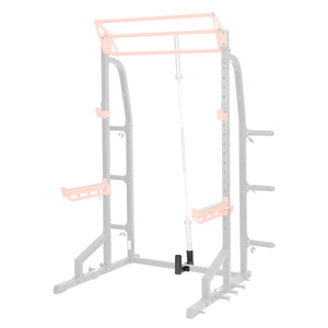 Sunny Health & Fitness Bar Holder Attachment for Power Racks and Cages - Barbell Flex