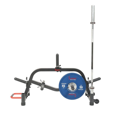 Image of Sunny Health & Fitness Multi-Weight Plate and Barbell Rack Storage Stand - Barbell Flex