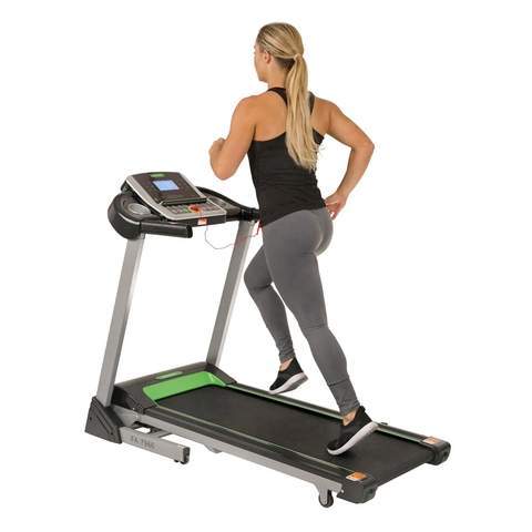 Image of Sunny Health & Fitness Exercise Bike, Rowing Machine and Yoga Mat Package - Barbell Flex