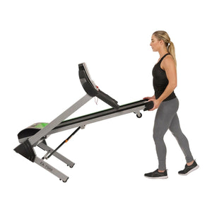 Sunny Health & Fitness Fitness Avenue Automated Incline Treadmill with Bluetooth Speakers - Barbell Flex