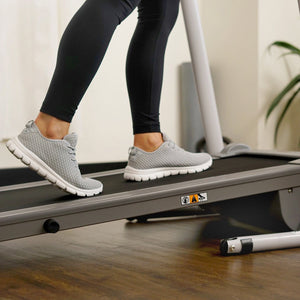Sunny Health & Fitness Foldable Walking Treadmill - Barbell Flex