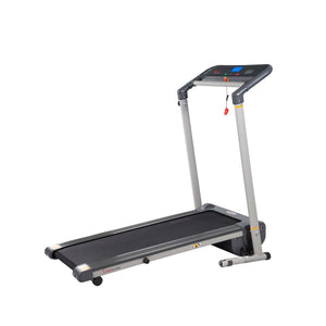 Sunny Health & Fitness Space Saving Folding Treadmill w/ LCD Display - Barbell Flex