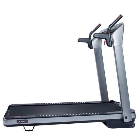 Image of Sunny Health & Fitness SpaceFlex Running Treadmill w/ Auto Incline, Foldable Wide Deck - Barbell Flex