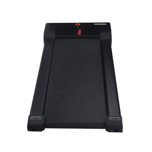 Sunny Health & Fitness Walkstation Slim Flat Treadmill for Under Desk and Home - Barbell Flex