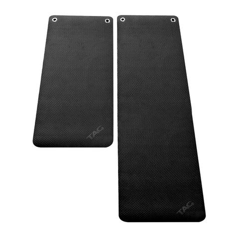 Image of TAG FITNESS Deluxe Stretching Eyelet Fitness Floor Exercise Foam Mat - Barbell Flex